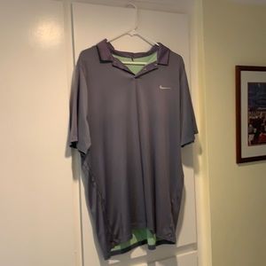 Nike Tiger Wood grey Golf shirt